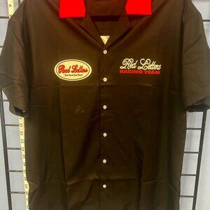 ✅ "RL Racing Shirt – Black with Red Letters – Moto Style – Size Medium